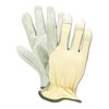 Magid DuraMaster 1274DE Goatskin Leather Palm Gloves, Jersey Back, 12PK 1274DE-8